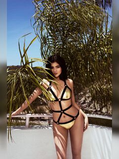 16. Kylie Jenner in lingerie