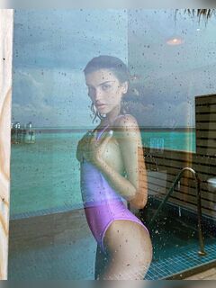 2. Dina Saeva's photos in a bikini