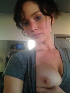 19. Jennifer Lawrence in leaked photos (nude boobs, butt)