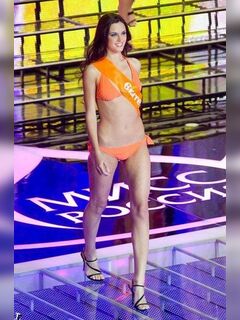 10. Irina Antonenko's flashings on Miss Russia show (2011)