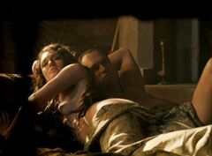 6. Laura Haddock's explicit scenes from Da Vinci's Demons series (breasts)