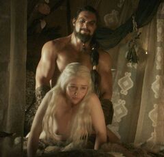 10. Emilia Clarke nude in Game of Thrones series