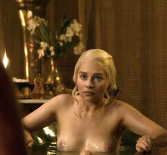 13. Emilia Clarke nude in Game of Thrones series