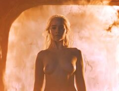 22. Emilia Clarke nude in Game of Thrones series