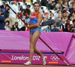 16. Elena Isinbaeva's flashings (butt)