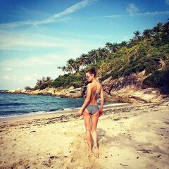 Ieva Andreevaite's photos in a bikini