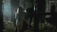 6. Katie McGrath nude in bed scenes in Labyrinth movie (2012)