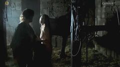9. Katie McGrath nude in bed scenes in Labyrinth movie (2012)
