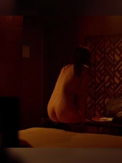 4. Alexandra Daddario's naked butt in Lost Girls and Love Hotels movie