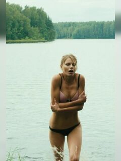 Anastasija Stezhko in a bikini in Five minutes of silence series
