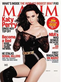 Katy Perry's erotic photos for Maxim