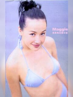 12. Maggie Q naked in photos from magazines