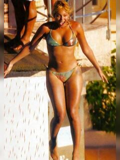 Beyonce in a bikini