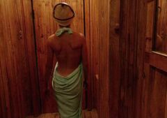 3. Alena Babenko's nude butt in Silver wedding movie + photos in a bikini