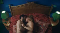 Florence Pugh's hot shots from The Little Drummer Girl series (breasts)