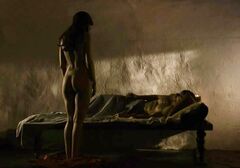 Freida Pinto shows nude butt in a movie