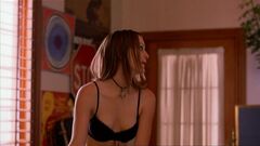 8. Leighton Meester in lingerie in film stills