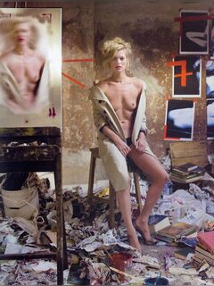 8. Kate Moss posed nude for magazines (boobs, butt, pussy)
