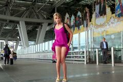 Lesja Nikitjuk's flashings from Orel I reshka show (legs)