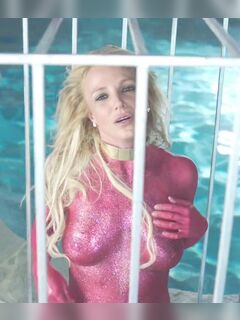 19. Britney Spears in erotic lingerie in Make Me clip