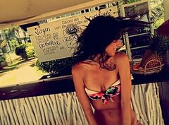 3. Irina Antonenko in a bikini