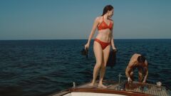 Lara Pulver in a bikini in Fleming series (2014)