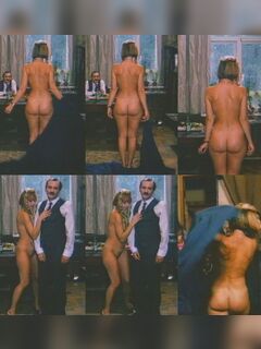 Larisa Udovichenko's legs and naked butt in Sons of bitches movie (1990)