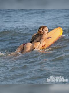 14. Gigi Hadid in a bikini