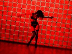 Marie Vorozhi in erotic lingerie in a clip