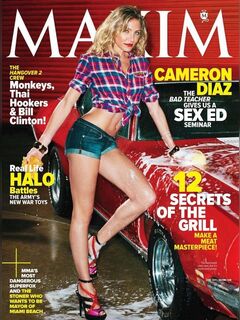Cameron Diaz's erotic photos for Maxim