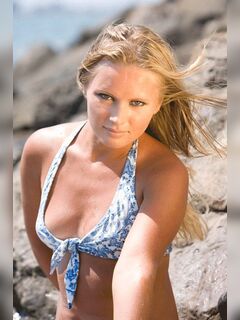 Dana Borisova in a bikini