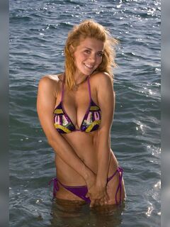 11. Young Anna Sedokova in a bikini