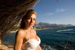 20. Young Anna Sedokova in a bikini
