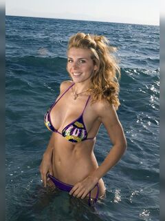 3. Young Anna Sedokova in a bikini